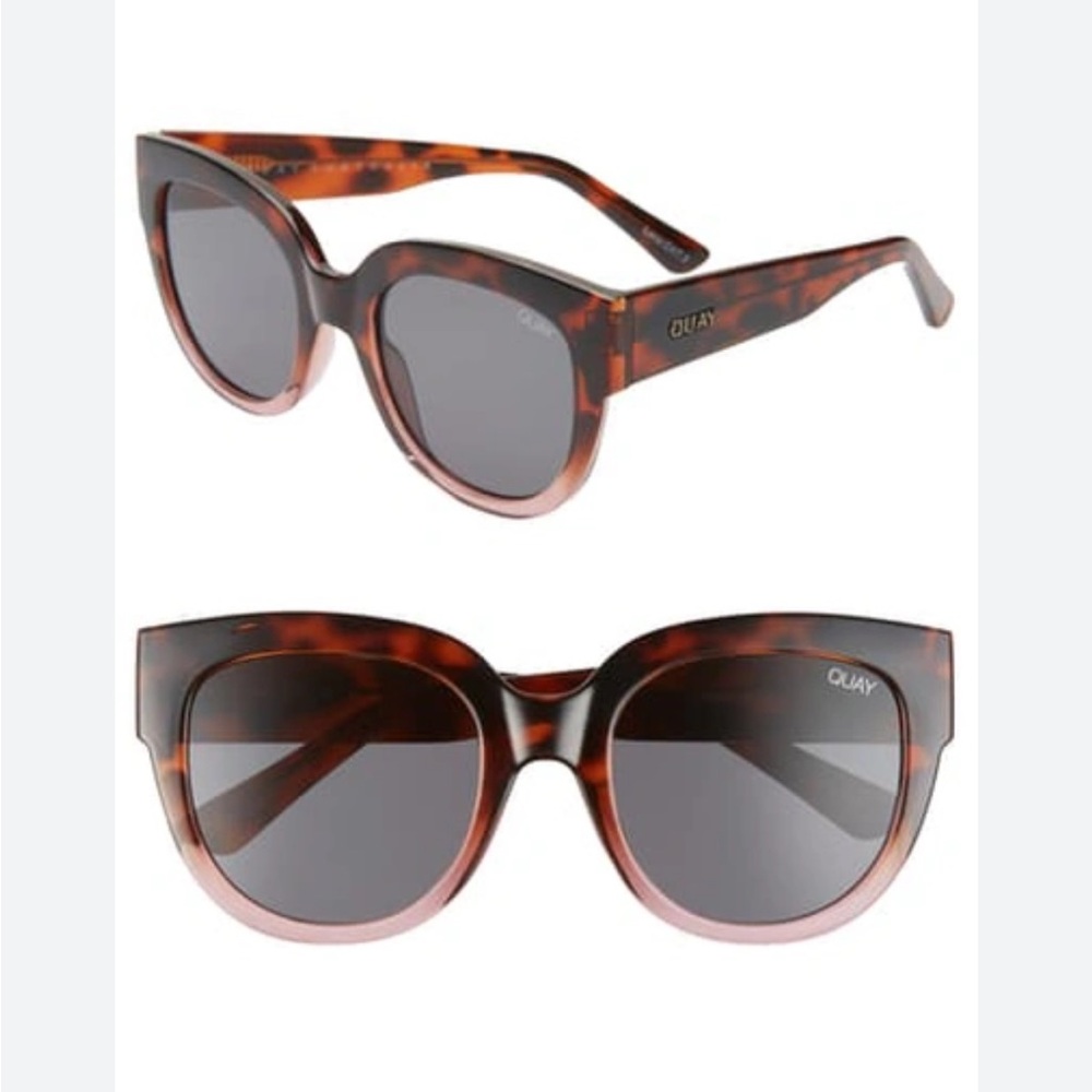 Quay Limelight Tortoise Shell Sunglasses 55mm